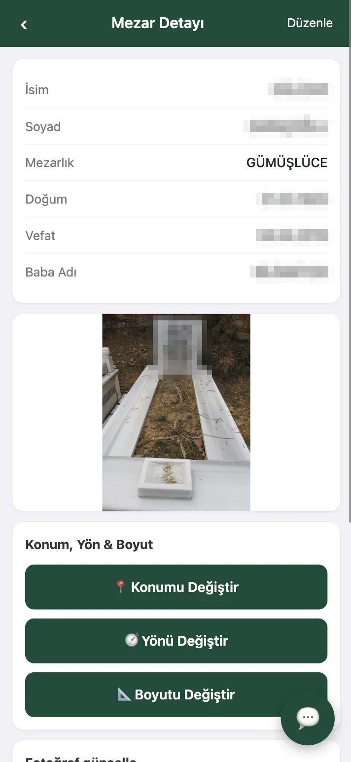 opusdefin mobil mezar detayı: mezar bilgileri ve fotoğraf